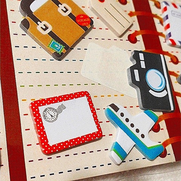 Paris France Stick On Note Reminder Tabs Travel Theme mini Pad France Stationary - Picture 7 of 9